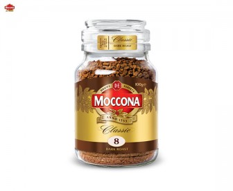Moccona 摩可纳 经典8号深度烘焙美式速溶冻干纯咖啡粉 100克